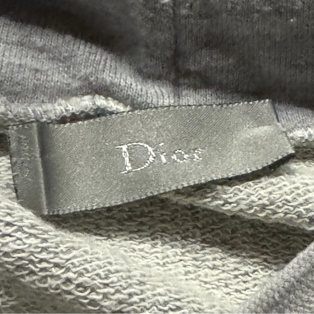DIOR Homme x Kris Van Assche grey hoodie vintage - Picture 3 of 6